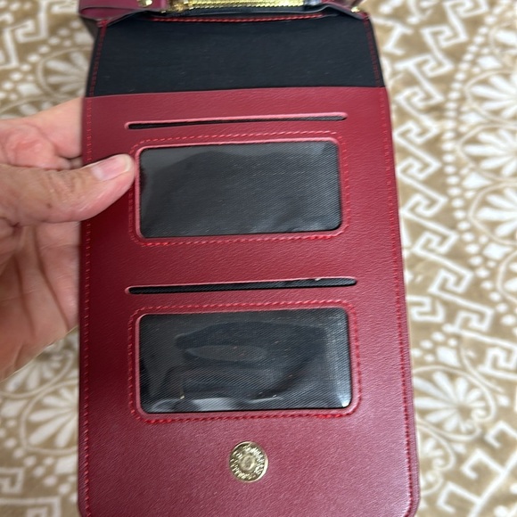 Gear Beast Cross Body Cell Phone Pouch Purse Credit Card and ID Slots With Strap - Picture 5 of 8